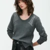 Pullover Mettal Eyelets