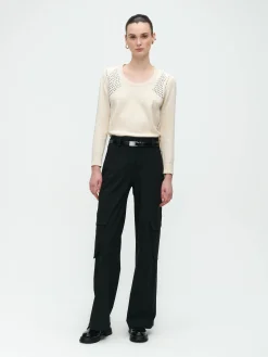Pullover Mettal Eyelets